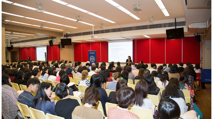 Teachers listened to the workshop attentively.