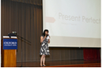 Ms Jenny Wong shared her experience in teaching the present perfect tense with language awareness training tasks.