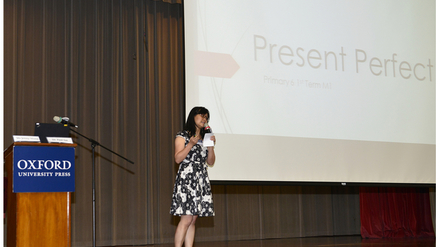 Ms Jenny Wong shared her experience in teaching the present perfect tense with language awareness training tasks.