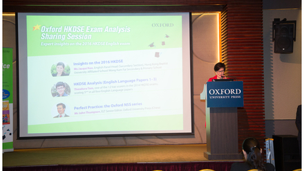OUP Publishing Director Christine Chau gave the opening remarks.