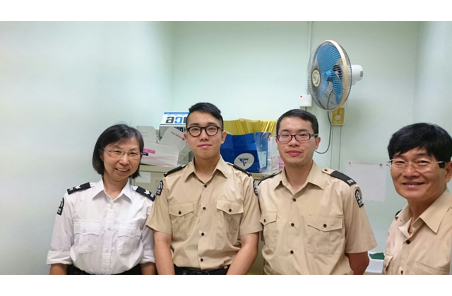 非常感謝聖約翰救傷隊數位義工駐場幫忙