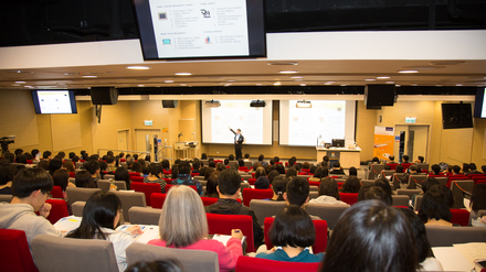 Teachers listening to the seminar attentively