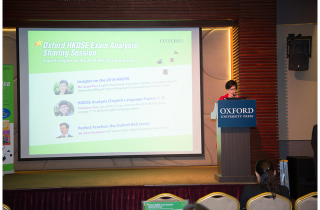 OUP Publishing Director Christine Chau gave the opening remarks.