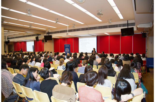 Teachers listened to the workshop attentively.