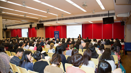 Teachers listened to the workshop attentively.