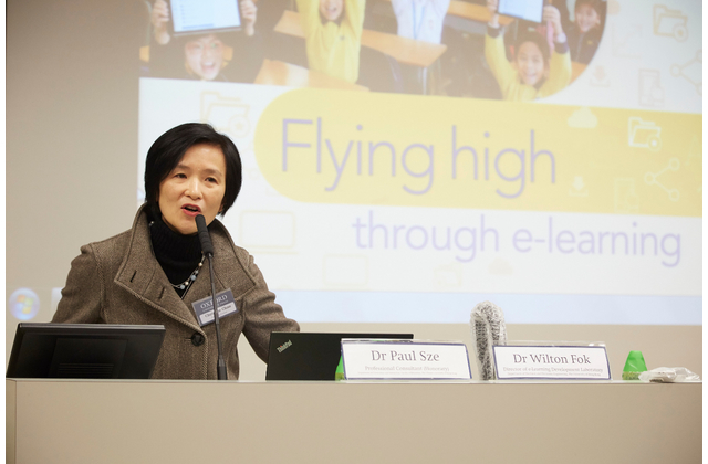 Christine Chau, OUP Publishing Director, making opening remarks