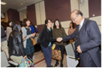 Dr Sze’s fans queuing up to greet him after the seminar